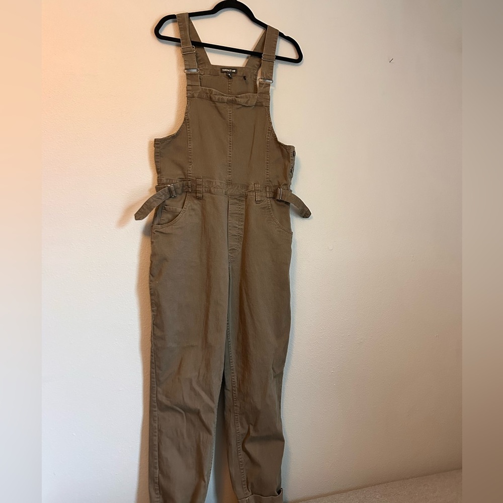 Toad&Co Women's Brown Jeans Overalls